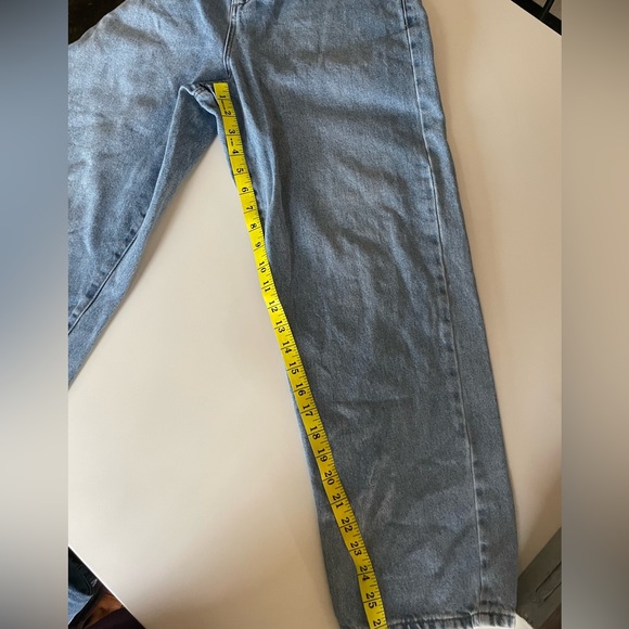 Forever 21 L High Rise Paper bag Straight Leg Mom Jeans - Picture 11 of 11